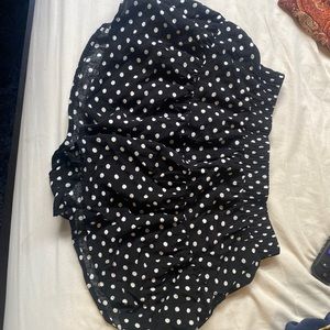 Polka dot flowy shorts